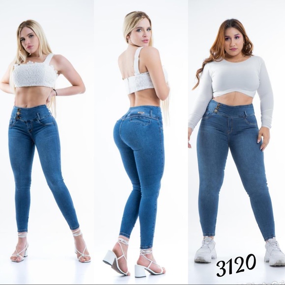 ZAMARITH Jeans Pantalones Colombianos Levanta Cola Original